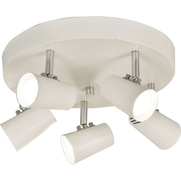 Kattospotti Aneta Lighting Pilot, 5-osainen, valkoinen