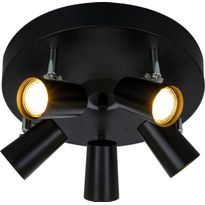 Kattospotti Aneta Lighting Pilot, 5-osainen, musta