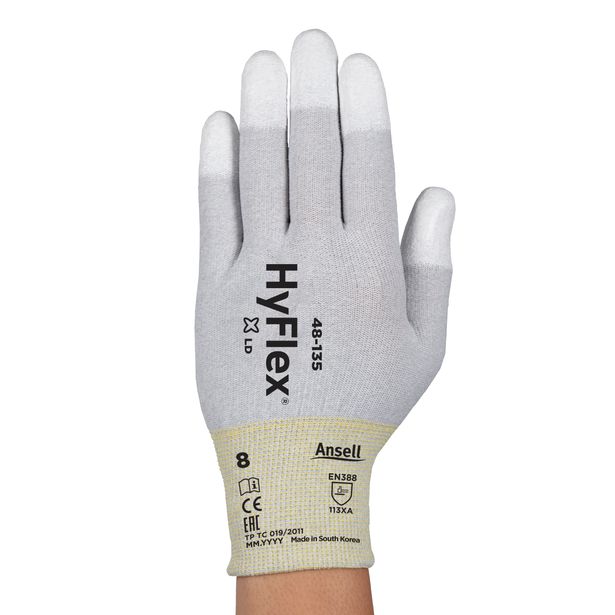 Työhanskat Ansell HyFlex® 48-135 Esd, koko 6