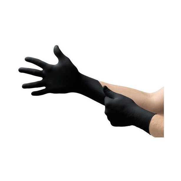 Kertakäyttökäsineet Ansell Microflex Midknight Touch 93-732 Ergoform, 100 kpl, koko S