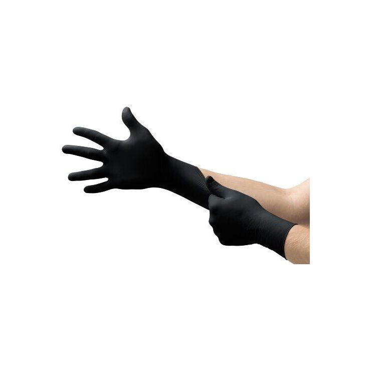 Kertakäyttökäsineet Ansell Microflex Midknight Touch 93-732 Ergoform, 100 kpl, koko S