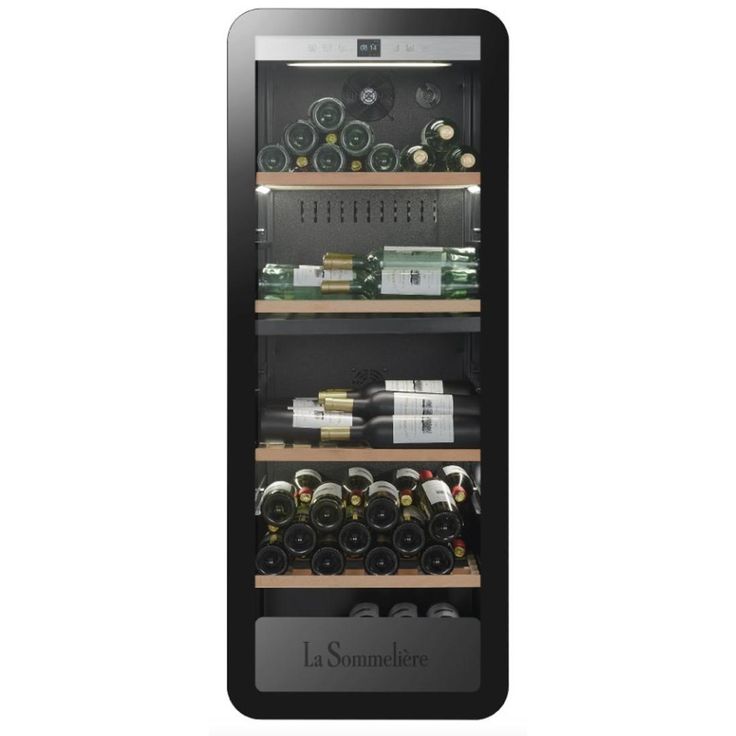 Viinikaappi la Sommeliere APOGEE145DZ, 55.5cm, 2 lämpötila-aluetta, vapaasti seisova, musta