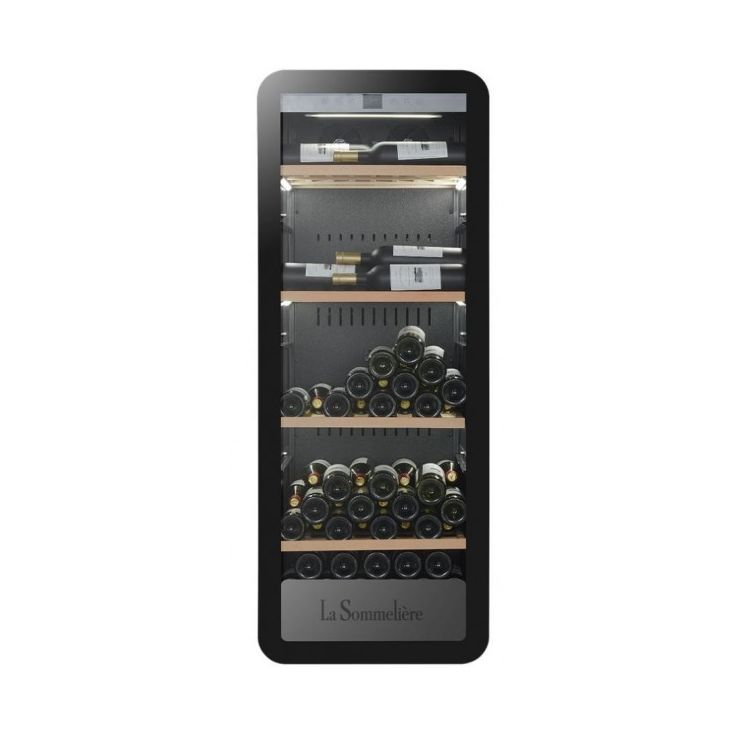 Viinikaappi la Sommeliere APOGEE150PV, 55.5cm, 1 lämpötila-alue, vapaasti seisova, musta