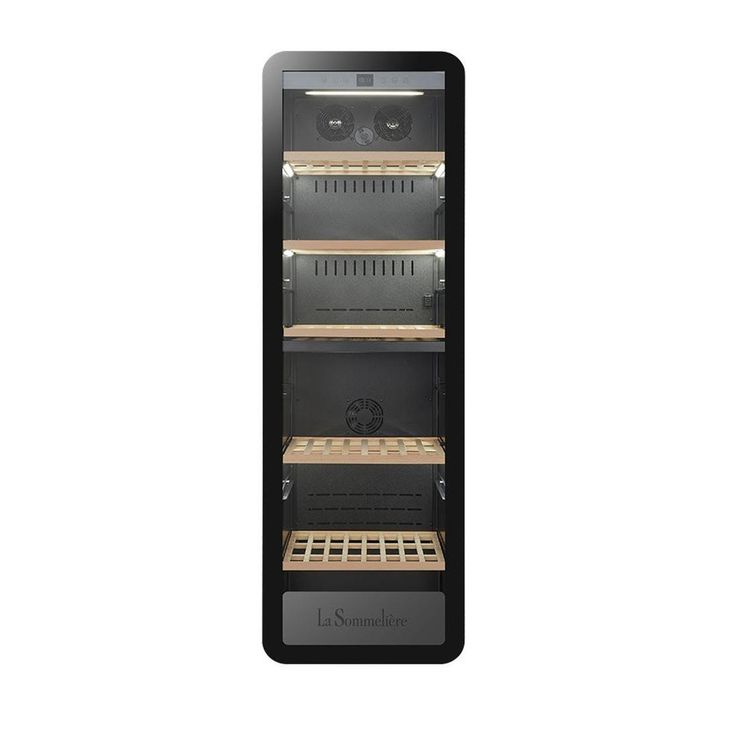 Viinikaappi la Sommeliere APOGEE190DZ, 55.5cm, 2 lämpötila-aluetta, vapaasti seisova, musta