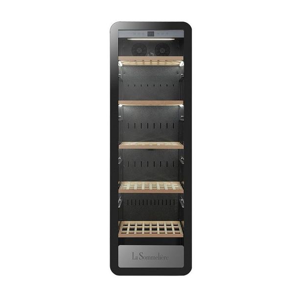 Viinikaappi La Sommeliere APOGEE200PV, 555X1770mm, musta