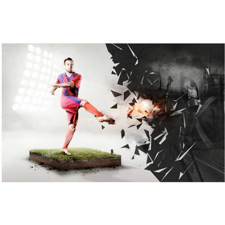 Kuvatapetti Artgeist Power of football, 280x450cm