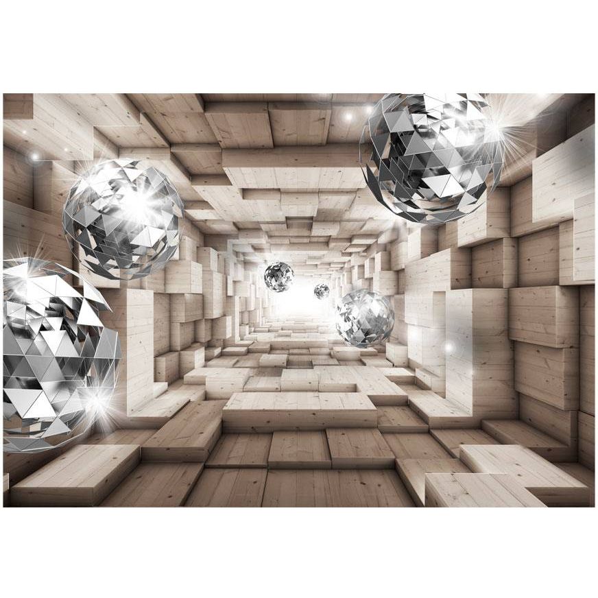 Kuvatapetti Artgeist In A Wooden Tunnel, 400x280cm