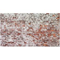 Kuvatapetti Echo of Time, XXL, 500x280cm, ruskea, tiilikuosi