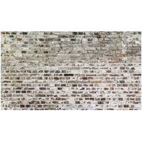 Kuvatapetti Walls of Time, XXL, 500x280cm, ruskea, tiilikuosi