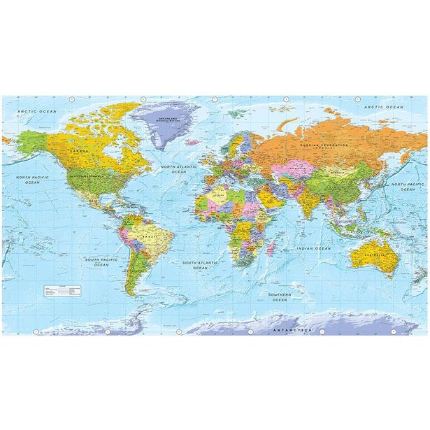 Kuvatapetti Artgeist Orbis Terrarum II, 500x280cm