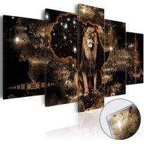 Akryylilasitaulu Artgeist Golden Lion, eri kokoja