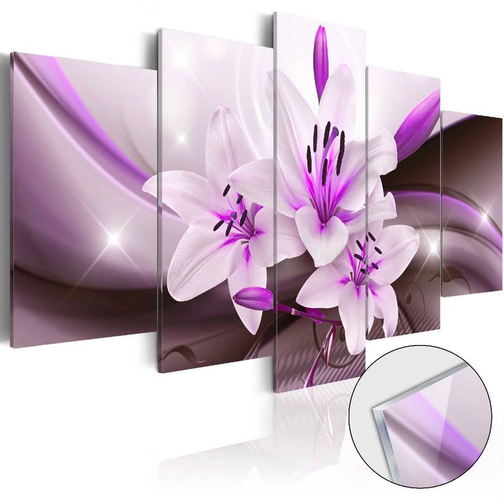 Akryylilasitaulu Artgeist Violet Desert Lily, eri kokoja