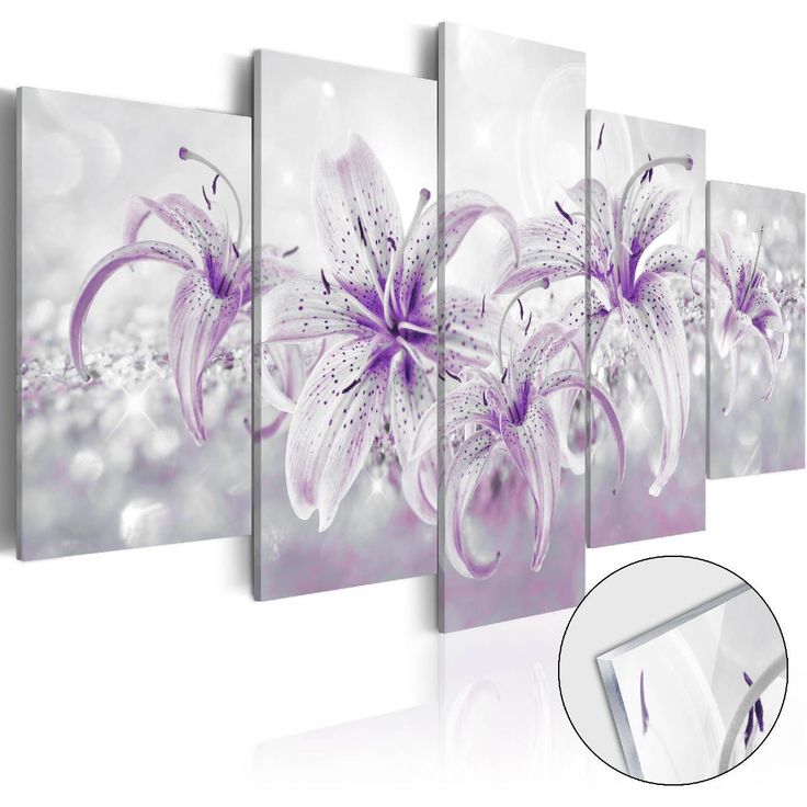 Akryylilasitaulu Artgeist Purple Graces, eri kokoja