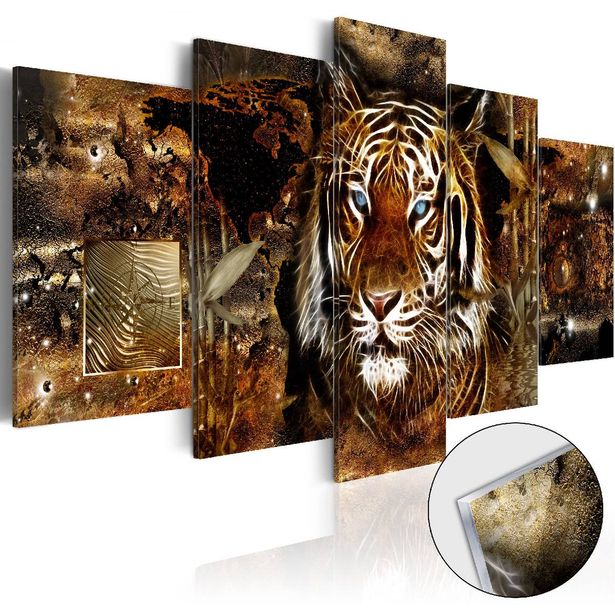 Akryylilasitaulu Artgeist Golden Jungle, eri kokoja