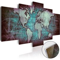Akryylilasitaulu Artgeist Acrylic prints Bronze map II, eri kokoja