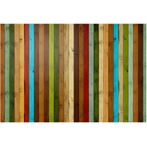 Kuvatapetti Artgeist Wooden rainbow, 270x400cm