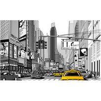 Maisematapetti Artgeist Keltaiset Taksit - NYC, 270x450cm