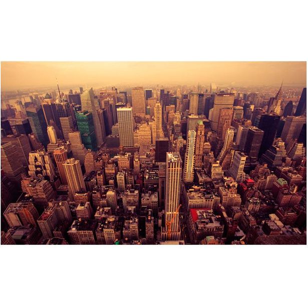 Kuvatapetti Artgeist Bird Eye View of Manhattan, New York, 270x450cm