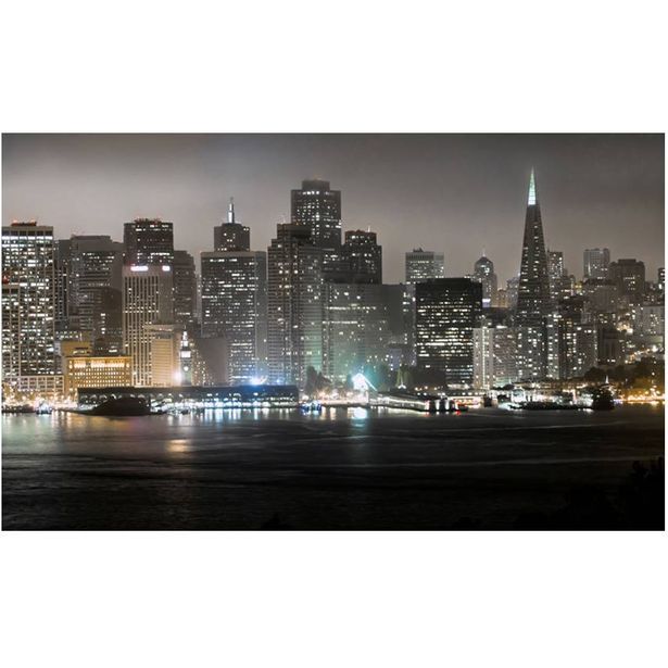 Kuvatapetti Artgeist San Francisco by night, 270x450cm