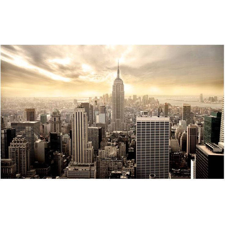 Kuvatapetti Artgeist Manhattan aamunkoitteessa, 270x450cm