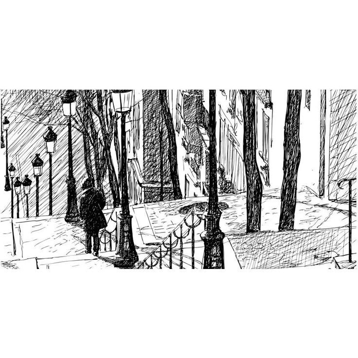 Kuvatapetti Artgeist Stairs - Montmartre, 550x270cm