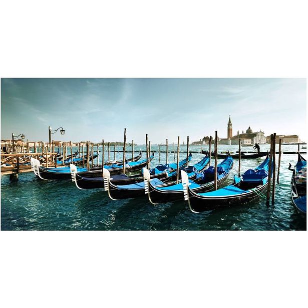 Kuvatapetti Artgeist Gondolit on Grand Canal, Venetsia, 550x270cm