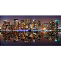 Kuvatapetti Artgeist Gold reflections - NYC, 550x270cm