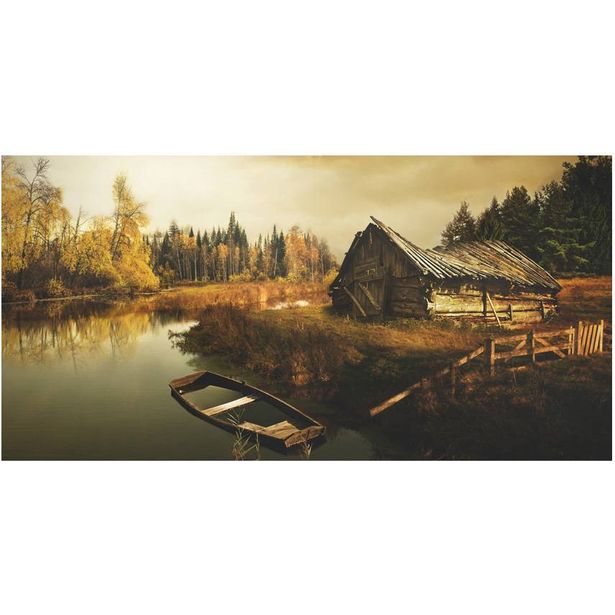 Kuvatapetti Artgeist Desolate hut, 550x270cm