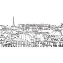 Kuvatapetti Artgeist Parisian sketchbook, 550x270cm