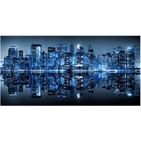 Kuvatapetti Artgeist Ocean valot - NYC, 550x270cm, sininen