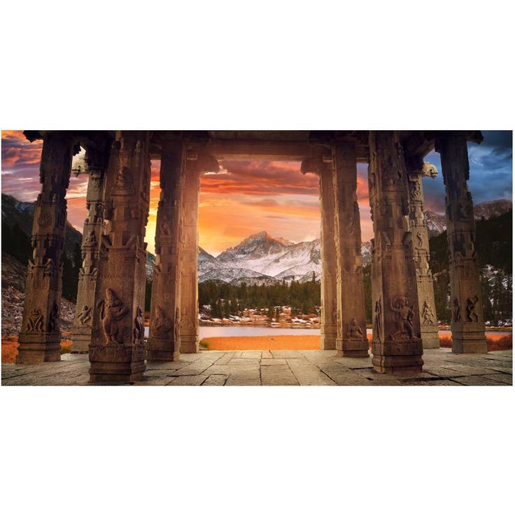 Kuvatapetti Artgeist Trail of Rocky Temples, 550x270cm