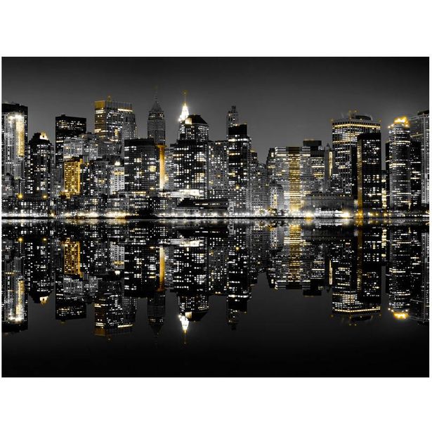 Maisematapetti Artgeist Säihkyvä New York, eri kokoja