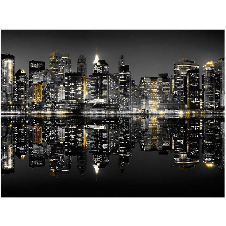 Maisematapetti Artgeist Säihkyvä New York, eri kokoja