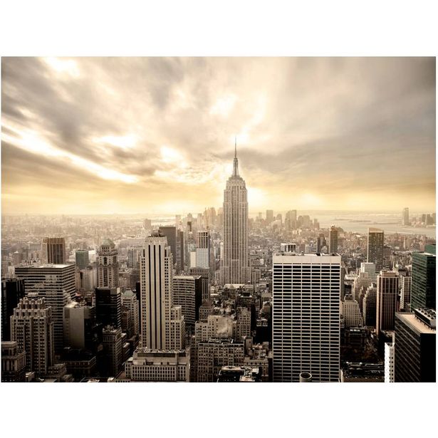 Maisematapetti Artgeist Manhattan aamunkoitteessa, eri kokoja