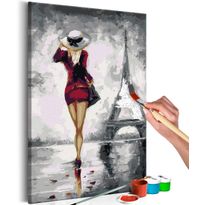 DIY-taulu Artgeist Parisian Girl, 60x40cm