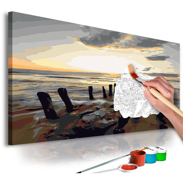 DIY-taulu Artgeist Beach at Sunrise, 40x60cm