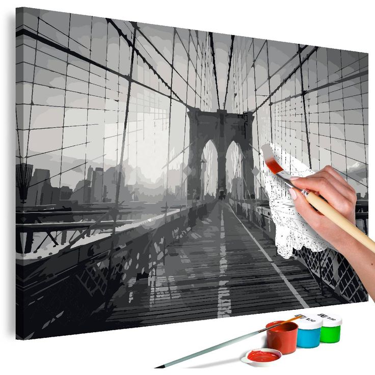 DIY-taulu Artgeist New York Bridge, 40x60cm