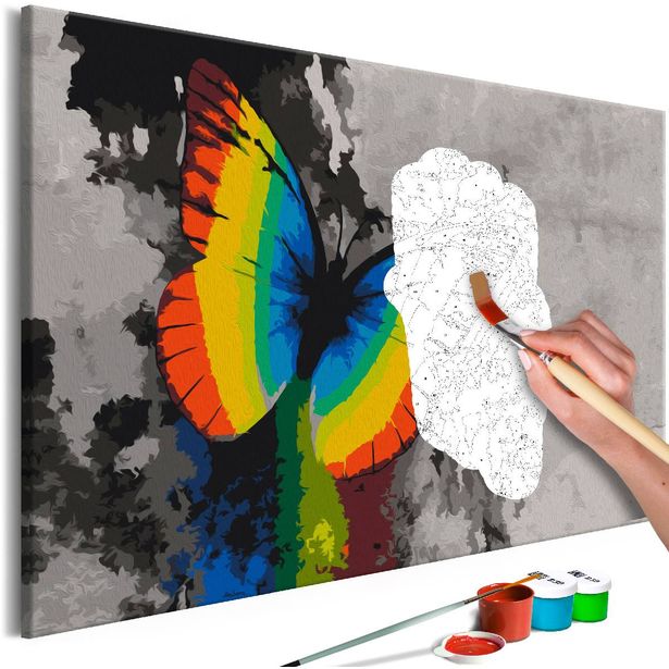 DIY-taulu Artgeist Colourful Butterfly, 40x60cm