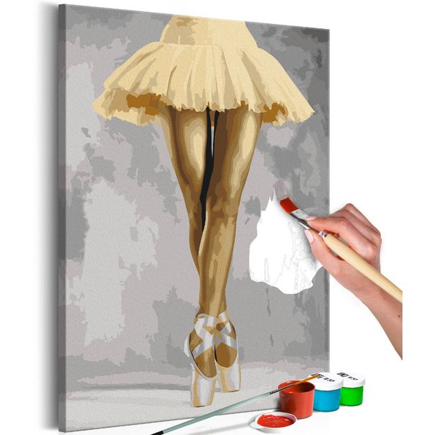 DIY-taulu Artgeist Yellow Ballerina, 60x40cm