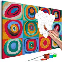 DIY-taulu Artgeist Colourful Rings, 40x60cm