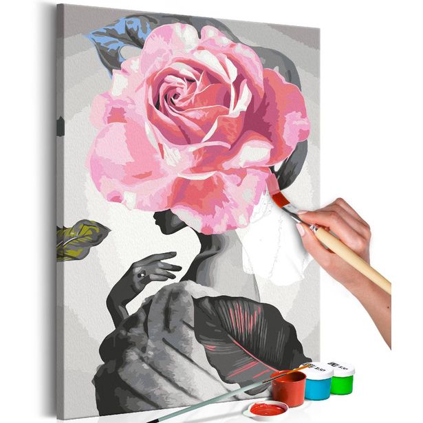DIY-taulu Artgeist Rose and Fur, 60x40cm