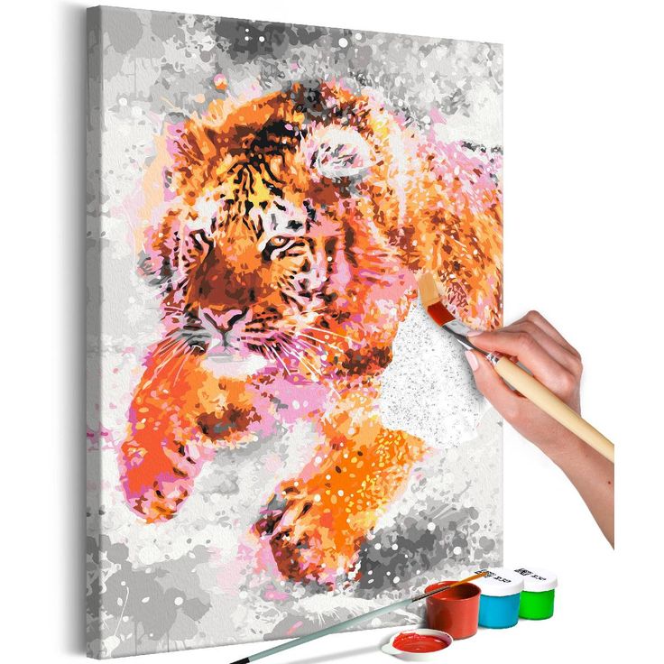 DIY-taulu Artgeist Running Tiger, 60x40cm