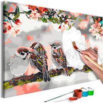 DIY-taulu Artgeist Birds on the Branch, 40x60cm