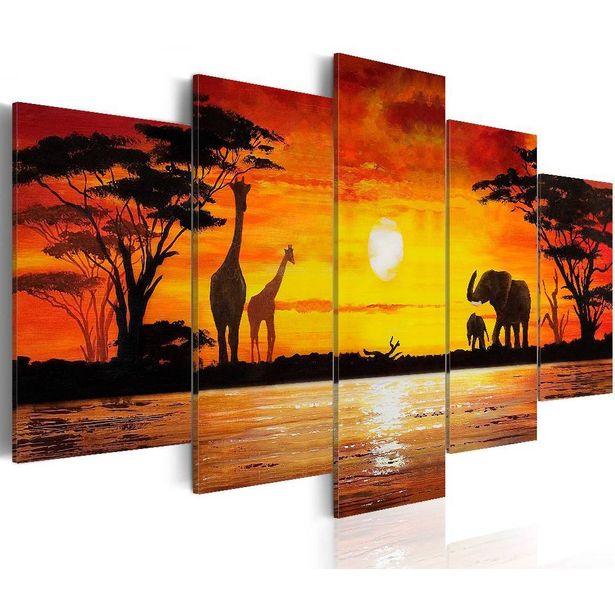 Canvas-taulu Artgeist Hot Safari, eri kokoja