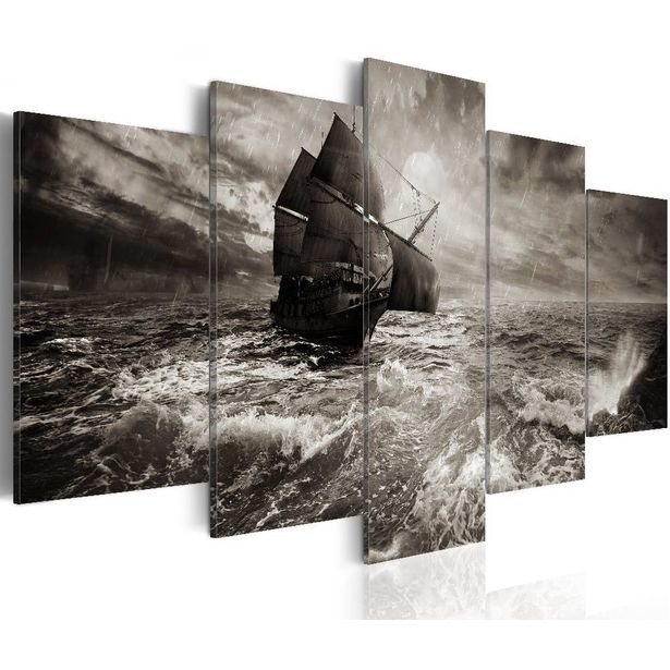 Canvas-taulu Artgeist Ship in a storm, eri kokoja