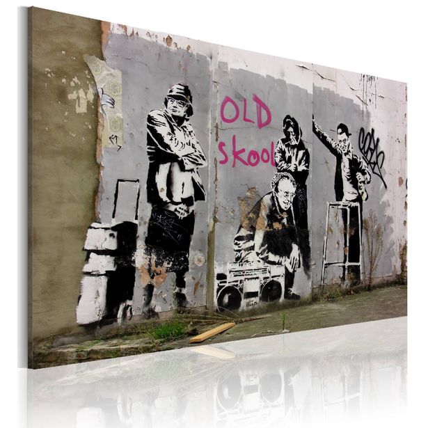 Taulu Artgeist Old school - Banksy 40x60cm