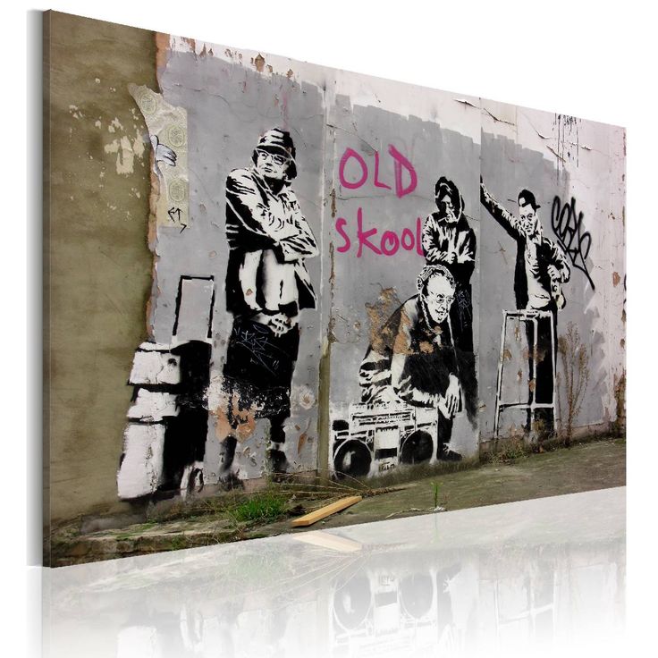 Taulu Artgeist Old school - Banksy 40x60cm