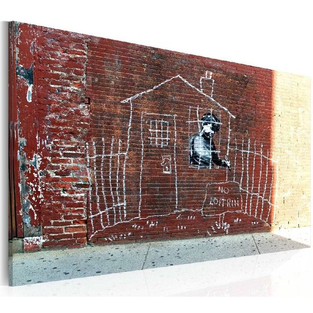 Taulu Artgeist Grounded - Banksy 40x60cm