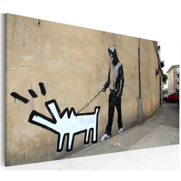 Taulu Artgeist Barking dog - Banksy 40x60cm