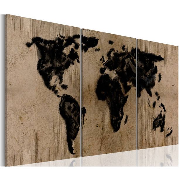 Canvas-taulu Artgeist Inky map, eri kokoja